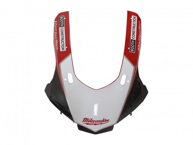 Carenados Moto Yamaha YZF 1000 R1 2015-2019 - Blanco Rojo Negro Milwaukee