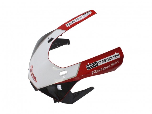 Carenados Moto Yamaha YZF 1000 R1 2015-2019 - Blanco Rojo Negro Milwaukee