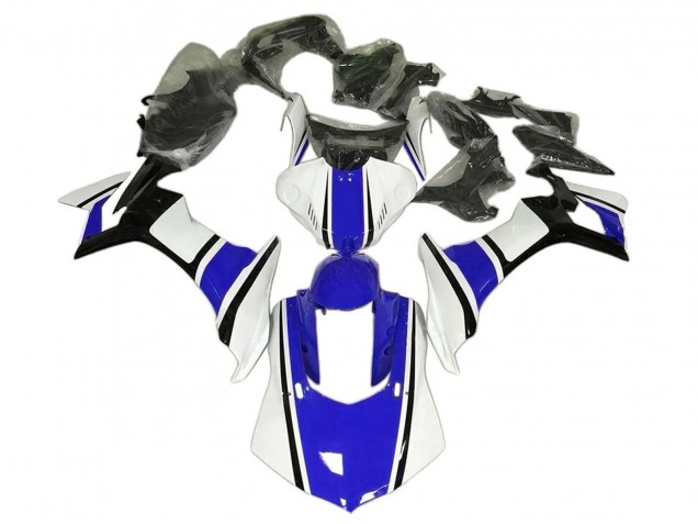 Carenado Moto Yamaha YZF 1000 R1 2020-2025 - Blanco Azul Negro
