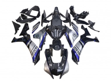 Carenado Moto Yamaha YZF 1000 R1 2020-2025 - Plata Azul Negro BKSOD