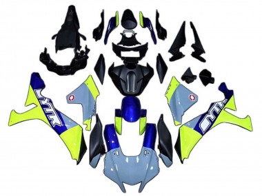 Carenado Moto Yamaha YZF 1000 R1 2020-2025 - Azul Verde Negro