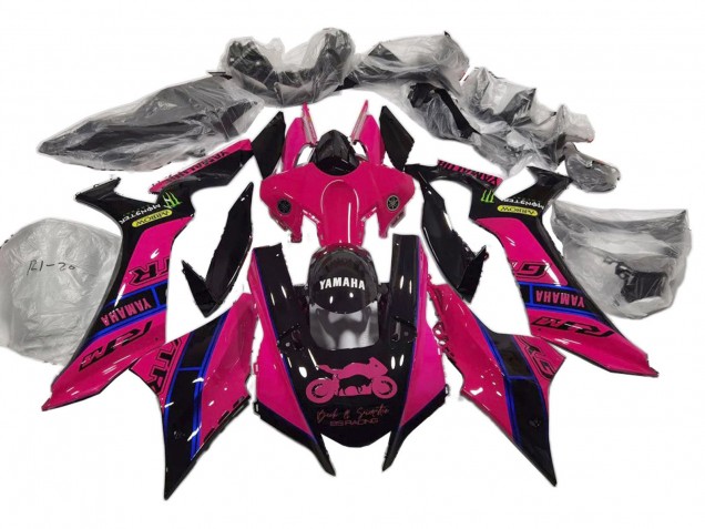 Carenado Moto Yamaha YZF 1000 R1 2020-2025 - Rosa Negro Azul