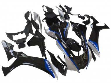Carenado Moto Yamaha YZF 1000 R1 2020-2025 - Negro Brillante Plata Azul