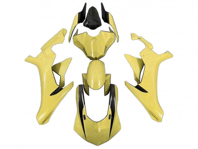 Carenado Moto Yamaha YZF 1000 R1 2020-2025 - Amarillo Negro Brillante