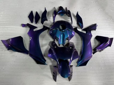 Carenado Moto Yamaha YZF 1000 R1 2020-2025 - Gradiente Azul Púrpura