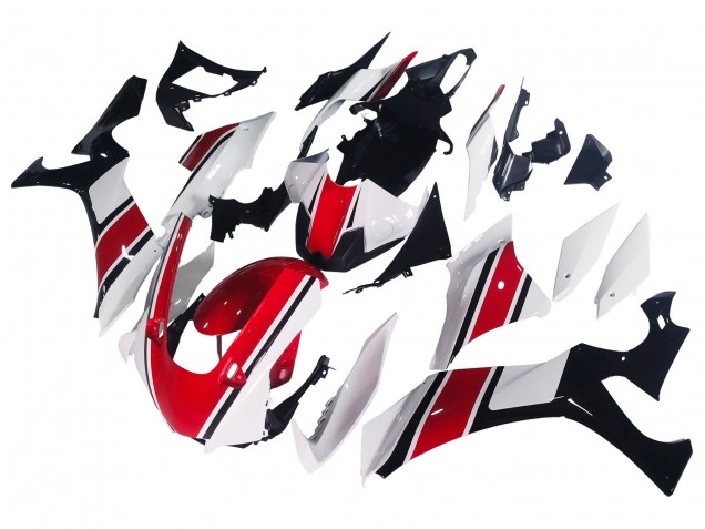 Carenados Moto Yamaha YZF 1000 R1 2020-2025 - Blanco Rojo Negro Brillante