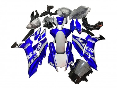 Carenado Moto Yamaha YZF 1000 R1 2020-2025 - Blanco Azul Negro Brillante GYTR Yamalube