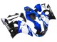 Carenado Moto Yamaha YZF 600 R6 1998-2002 - Blanco Azul Negro Brillante