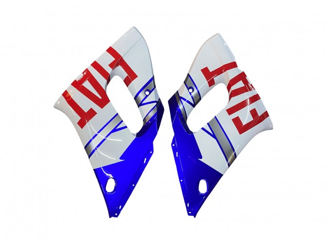 Carenado Moto Yamaha YZF 600 R6 1998-2002 - Blanco Azul Rojo Fiat 99