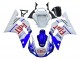 Carenado Moto Yamaha YZF 600 R6 1998-2002 - Blanco Azul Rojo Fiat 99