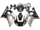 Carenado Moto Yamaha YZF 600 R6 1998-2002 - Plata Negro Brillante