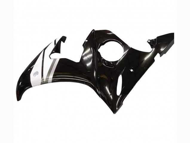 Carenado Moto Yamaha YZF R6 2003-2004 - Rojo Blanco Negro Brillante