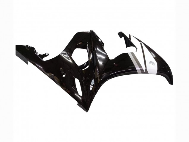 Carenado Moto Yamaha YZF R6 2003-2004 - Rojo Blanco Negro Brillante