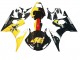 Carenado Moto Yamaha YZF R6S 2006-2009 - Amarillo Rojo Negro Brillante 46