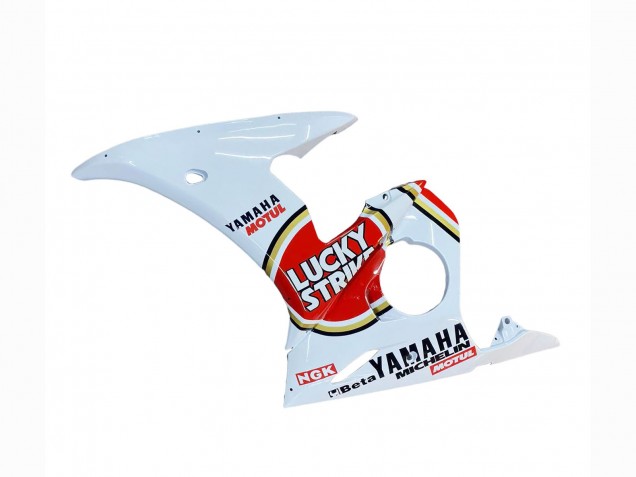 Carenado Moto Yamaha YZF R6 2003-2004 - Blanco Rojo Lucky Strike Motul