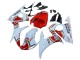 Carenado Moto Yamaha YZF R6S 2006-2009 - Blanco Rojo Lucky Strike Motul