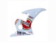 Carenado Moto Yamaha YZF R6S 2006-2009 - Blanco Rojo Lucky Strike Motul