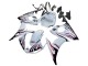 Carenado Moto Yamaha YZF R6S 2006-2009 - Blanco Dark Negro Llama