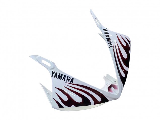 Carenado Moto Yamaha YZF R6S 2006-2009 - Blanco Dark Negro Llama
