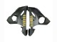 Carenado Moto Yamaha YZF R6 2003-2004 - Gris Mate Negro Mate Oro Calcomanías