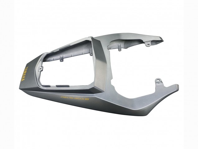 Carenado Moto Yamaha YZF R6 2003-2004 - Gris Mate Negro Mate Oro Calcomanías
