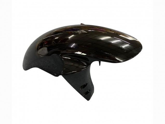 Carenado Moto Yamaha YZF R6 2003-2004 - Negro Brillante Negro Mate Oro Calcomanías