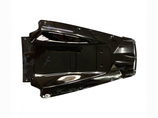 Carenado Moto Yamaha YZF R6 2003-2004 - Negro Brillante Negro Mate Oro Calcomanías