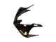 Carenado Moto Yamaha YZF R6S 2006-2009 - Negro Brillante Negro Mate Oro Calcomanías