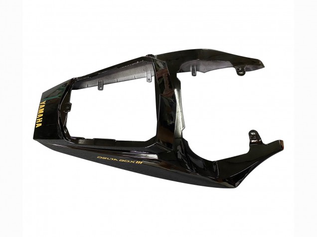 Carenado Moto Yamaha YZF R6S 2006-2009 - Negro Brillante Negro Mate Oro Calcomanías