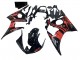 Carenados Moto Yamaha YZF R6 2003-2004 - Negro Brillante Rojo