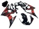 Carenados Moto Yamaha YZF R6S 2006-2009 - Negro Brillante Rojo