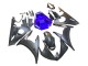 Carenado Moto Yamaha YZF R6S 2006-2009 - Azul Negro Mate