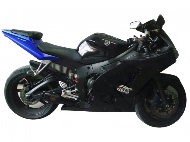 Carenado Moto Yamaha YZF R6S 2006-2009 - Azul Negro Mate