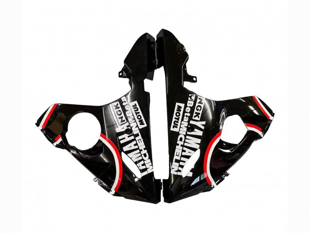 Carenado Moto Yamaha YZF R6 2003-2004 - Negro Brillante Rojo Blanco Lucky Strike Motul