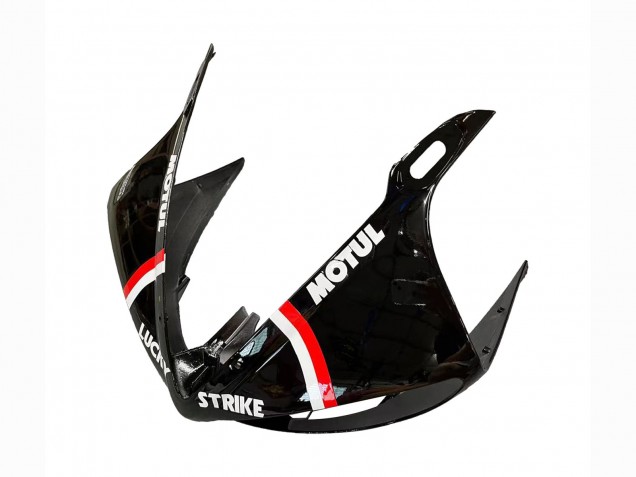 Carenado Moto Yamaha YZF R6 2003-2004 - Negro Brillante Rojo Blanco Lucky Strike Motul