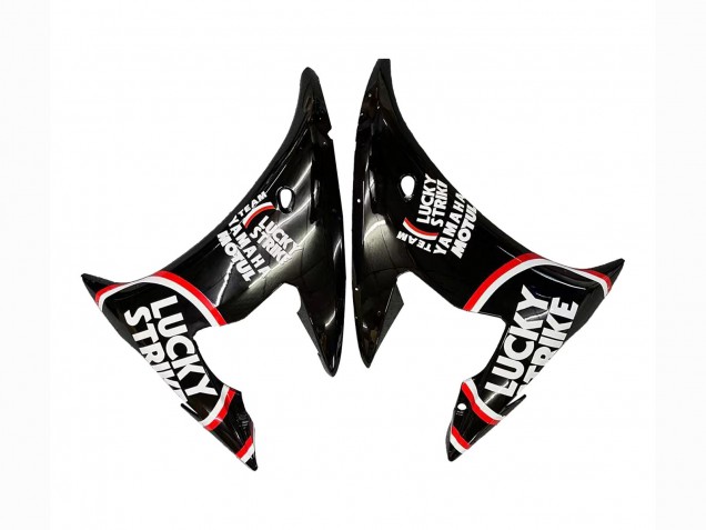 Carenado Moto Yamaha YZF R6S 2006-2009 - Negro Brillante Rojo Blanco Lucky Strike Motul