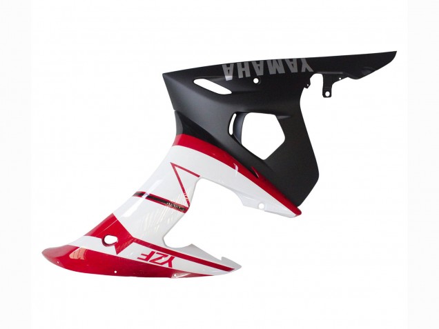 Carenado Moto Yamaha YZF R6 2003-2004 - Rojo Blanco Negro Mate