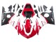 Carenado Moto Yamaha YZF R6S 2006-2009 - Rojo Blanco Negro Mate