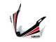 Carenado Moto Yamaha YZF R6 2003-2004 - Blanco Rojo Negro Brillante Motul