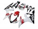Carenado Moto Yamaha YZF R6S 2006-2009 - Blanco Rojo Negro Brillante Motul