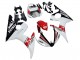 Carenado Moto Yamaha YZF R6S 2006-2009 - Blanco Rojo Negro Brillante Motul