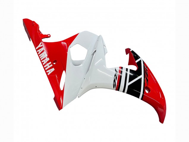 Carenado Moto Yamaha YZF R6S 2006-2009 - Rojo Blanco Negro