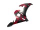 Carenado Moto Yamaha YZF 600 R6 2005 - Negro Mate Rojo Geométrico