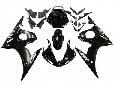 Carenado Moto Yamaha YZF 600 R6 2005 - Negro Brillante