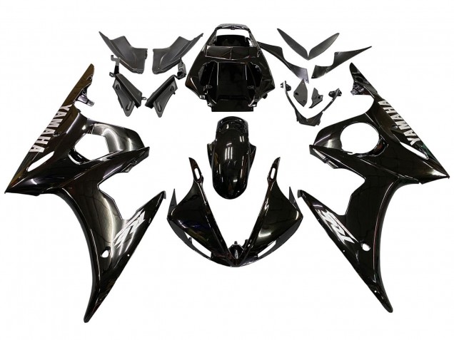 Carenado Moto Yamaha YZF 600 R6 2005 - Negro Brillante