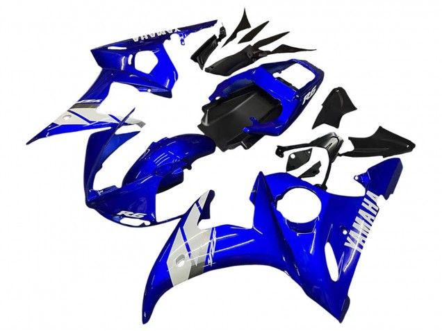 Carenados Moto Yamaha YZF 600 R6 2005 - Azul Blanco
