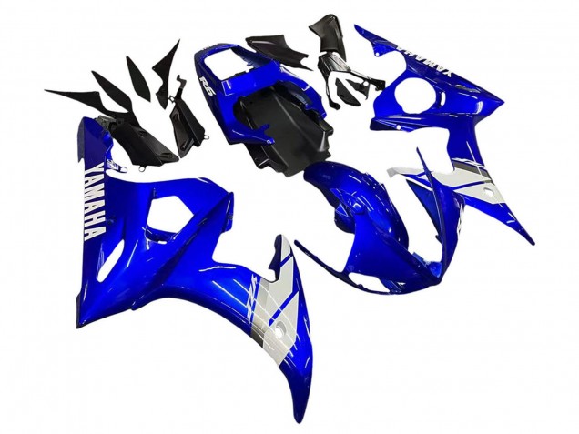 Carenados Moto Yamaha YZF 600 R6 2005 - Azul Blanco