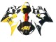 Carenado Moto Yamaha YZF 600 R6 2005 - Negro Amarillo Rojo 46