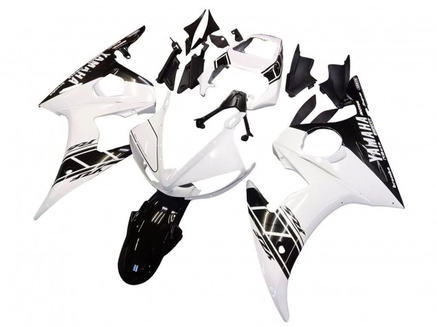 Carenado Moto Yamaha YZF 600 R6 2005 - Blanco Negro