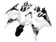 Carenado Moto Yamaha YZF 600 R6 2005 - Blanco Negro
